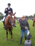 Teamcaptain Gerard Schuttert met zijn vrouw Brigitte